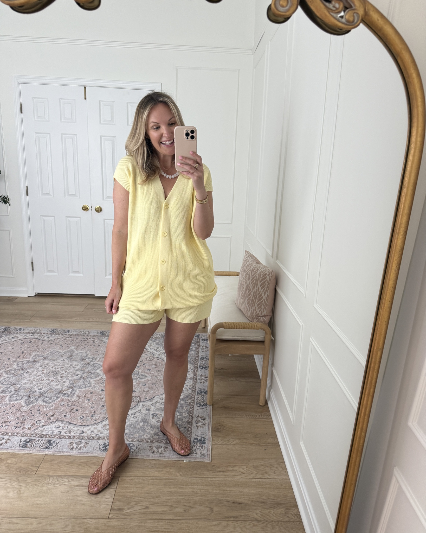 So soft and comfortable with functional buttons! Perfect for nursing moms! Wearing a large 