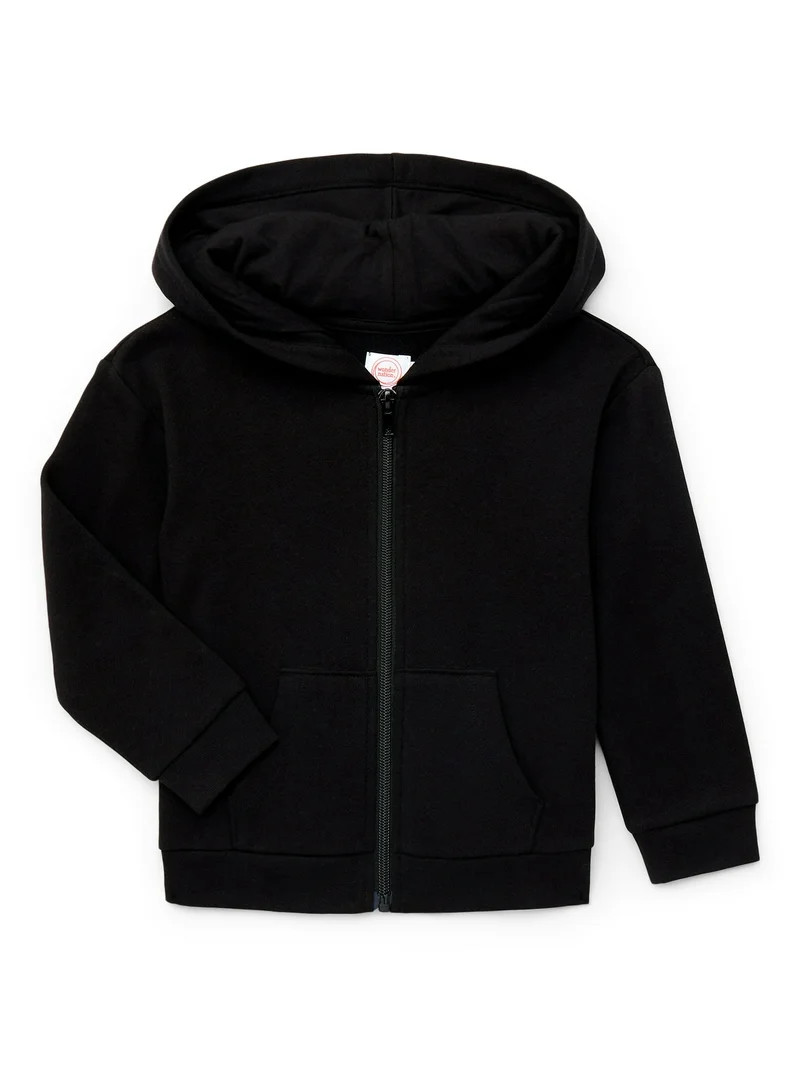 Wonder Nation Toddler Full Zip Hoodie, Sizes 12M-5T | Walmart (US)