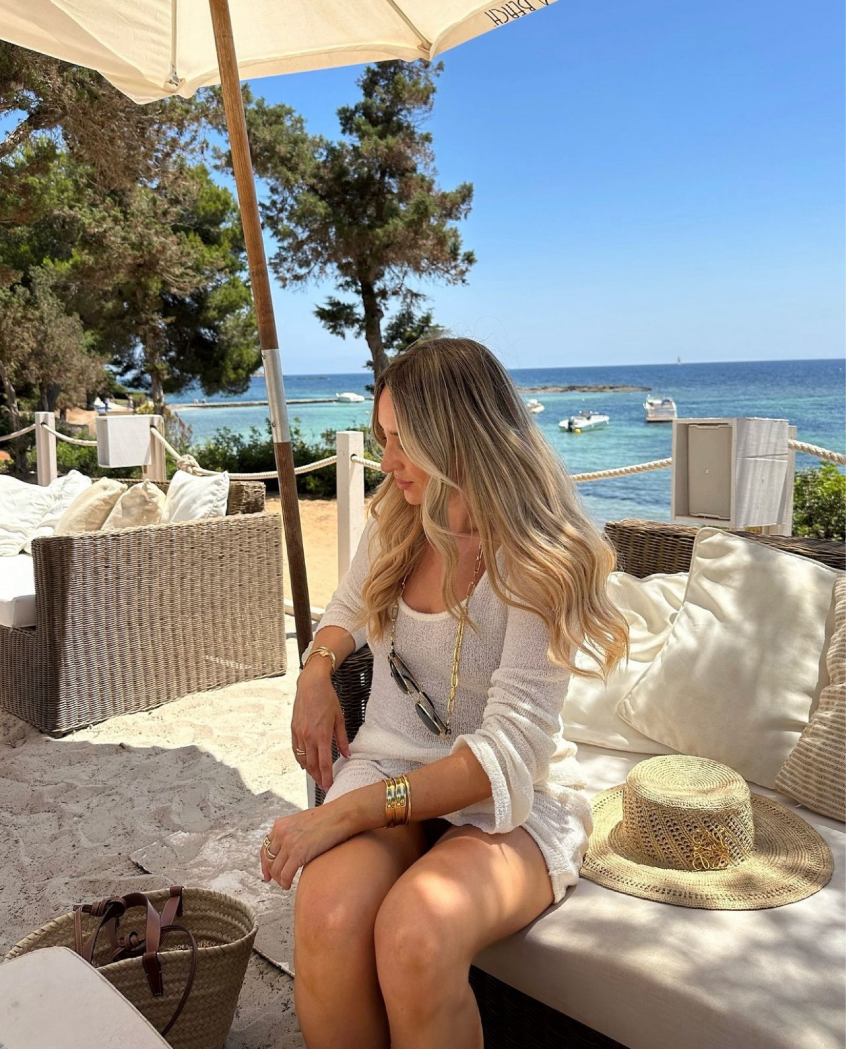 Tala have created the perfect beach swim dress, white crochet mini dress that’s perfect to dress up for beach club Ibiza evenings too

#LTKsummer #LTKswimwear #LTKluxury