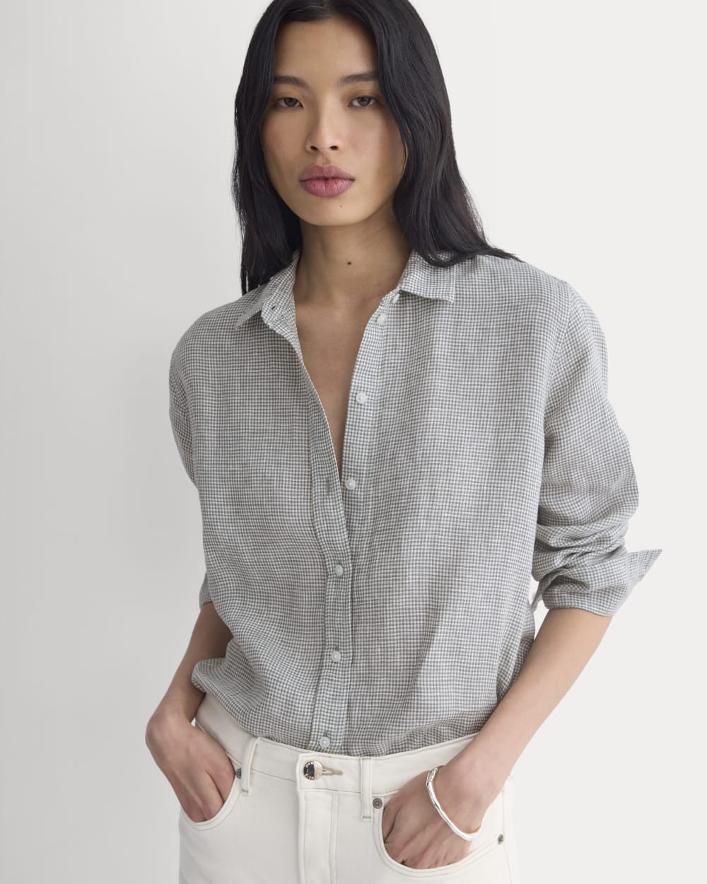 The Must-Have Shirt in Linen | Agave Green | Everlane