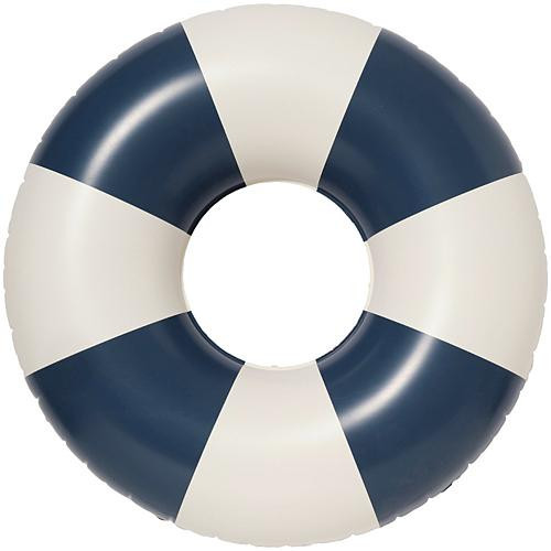 SUNNYLiFE Navy Stripe Inflatable Tube Pool Ring 41.7 | HSN