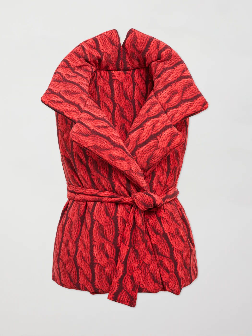 Sleeveless Sleeping Bag Vest - RED CABLE | Carbon38