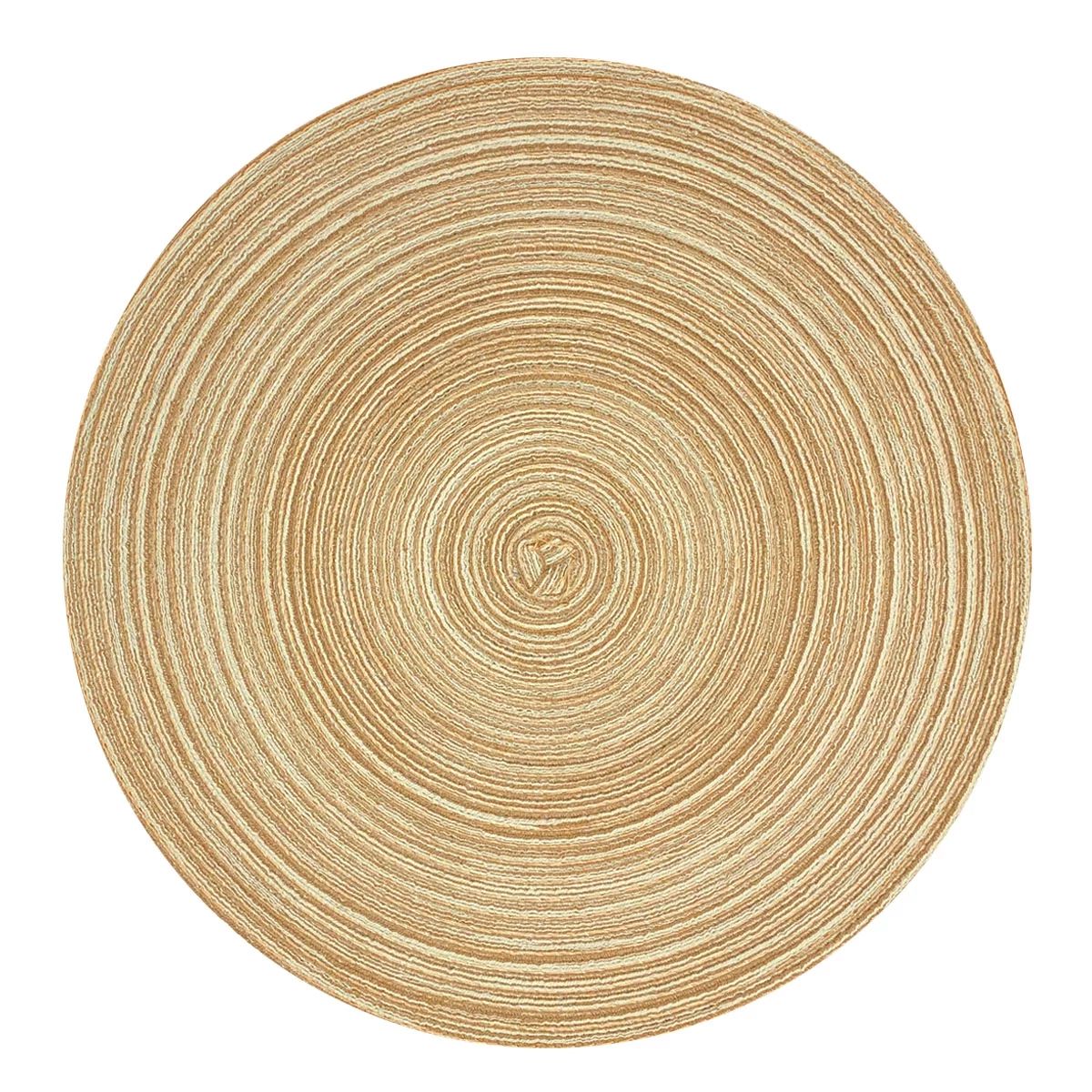 Wrapables® 15" Woven Round Placemats (Set of 6), Brown - Walmart.com | Walmart (US)