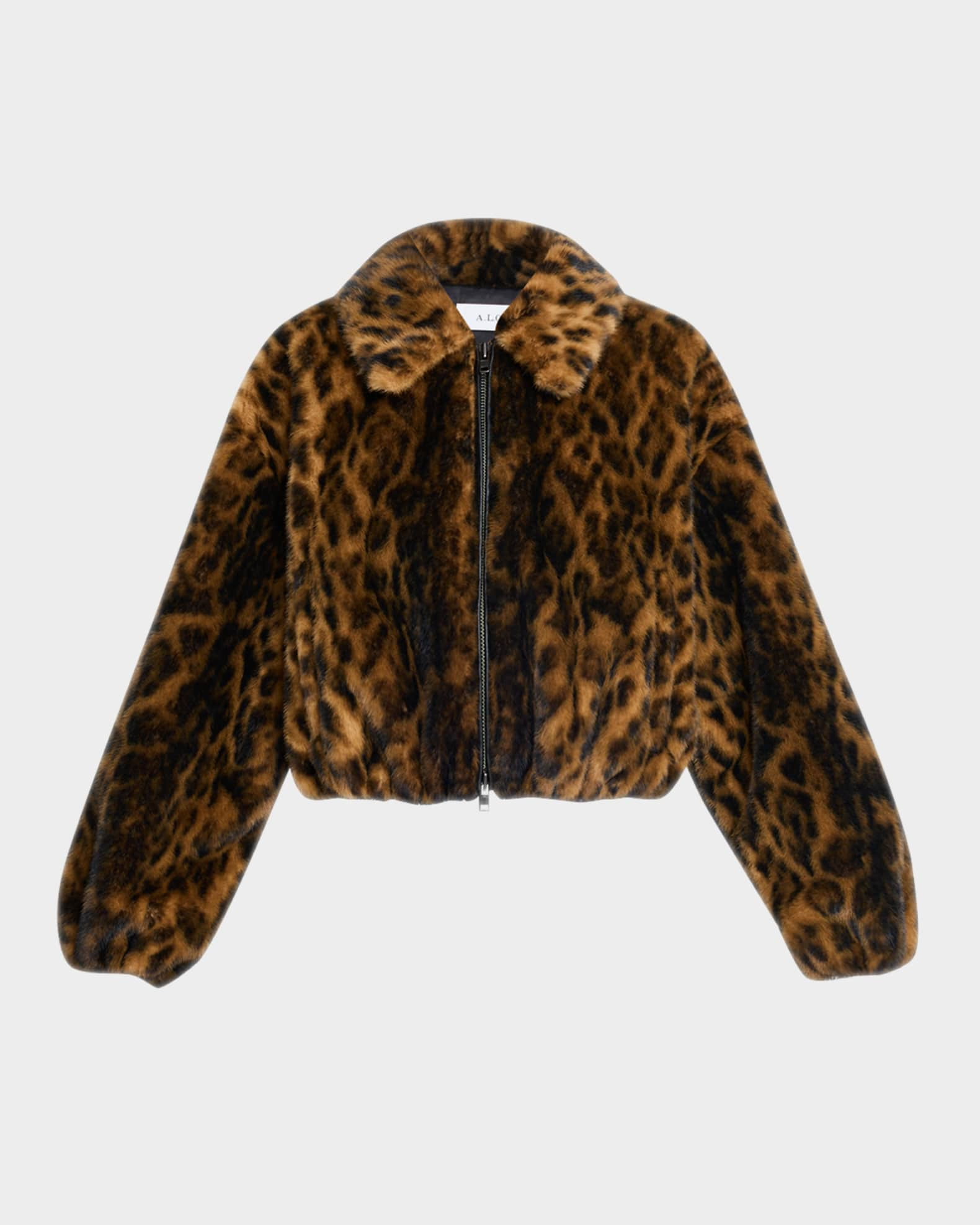 A.L.C. Esme Leopard Faux Fur Jacket | Neiman Marcus