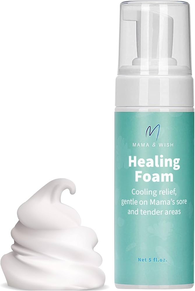 Mama & Wish Witch Hazel Perineal Healing Foam - Postpartum Essentials - Medicated Postpartum Spra... | Amazon (US)
