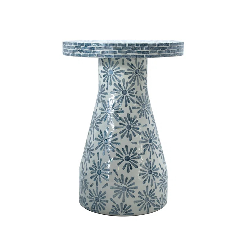 Matha Shell Mosaic End TableByBungalow Rose4.8Rated 4.8 out of 5 stars.5 Reviews | Wayfair North America