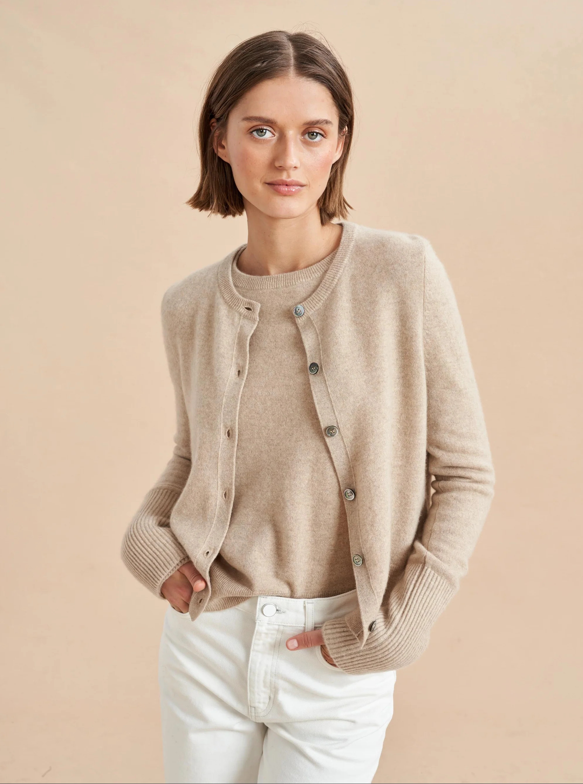 Solid Lean Lines Cardigan | La Ligne