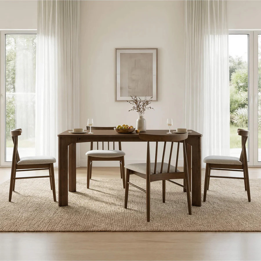 Hanna Windsor Dining Chair | Mid-century Spindle Design | Chita