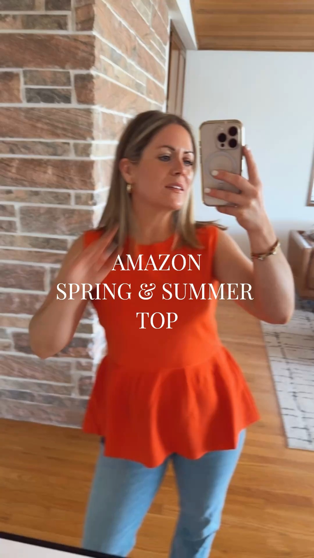 Amazon spring & summer top! Wearing a S.

#LTKPetite #LTKootd #LTKSaleAlert