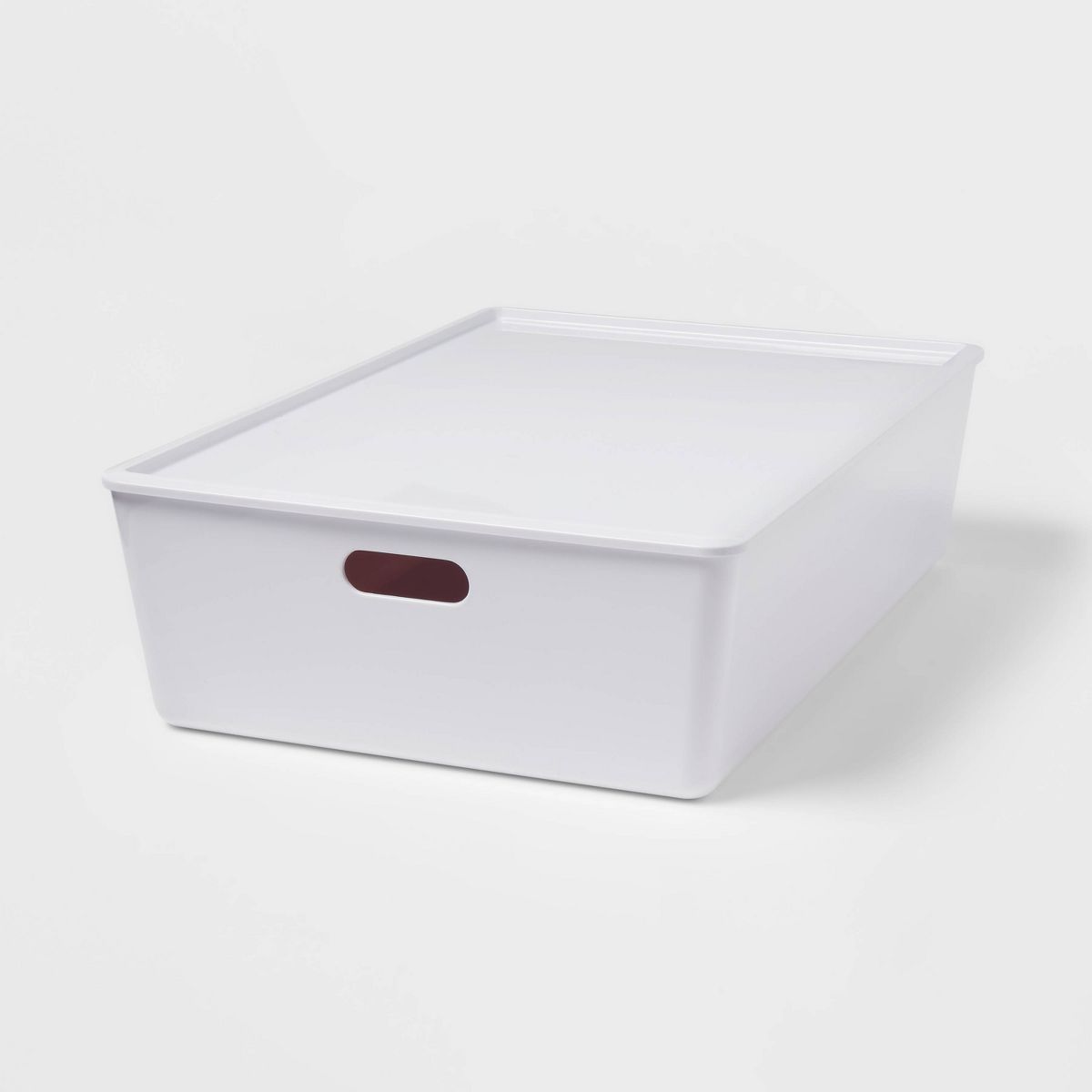 26L Stacking Bin with Lid White - Brightroom™ | Target