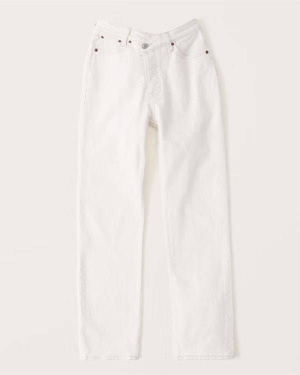Women's High Rise Dad Jeans | Women's New Arrivals | Abercrombie.com | Abercrombie & Fitch (US)