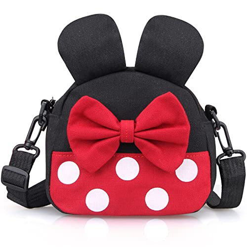 Cute Crossbody Purse for Little Girls Toddler Mini Mouse Travel Crossbody Bag Small Kids Shoulder Handbag Mini Cartoon Cross Body Bag | Amazon (US)