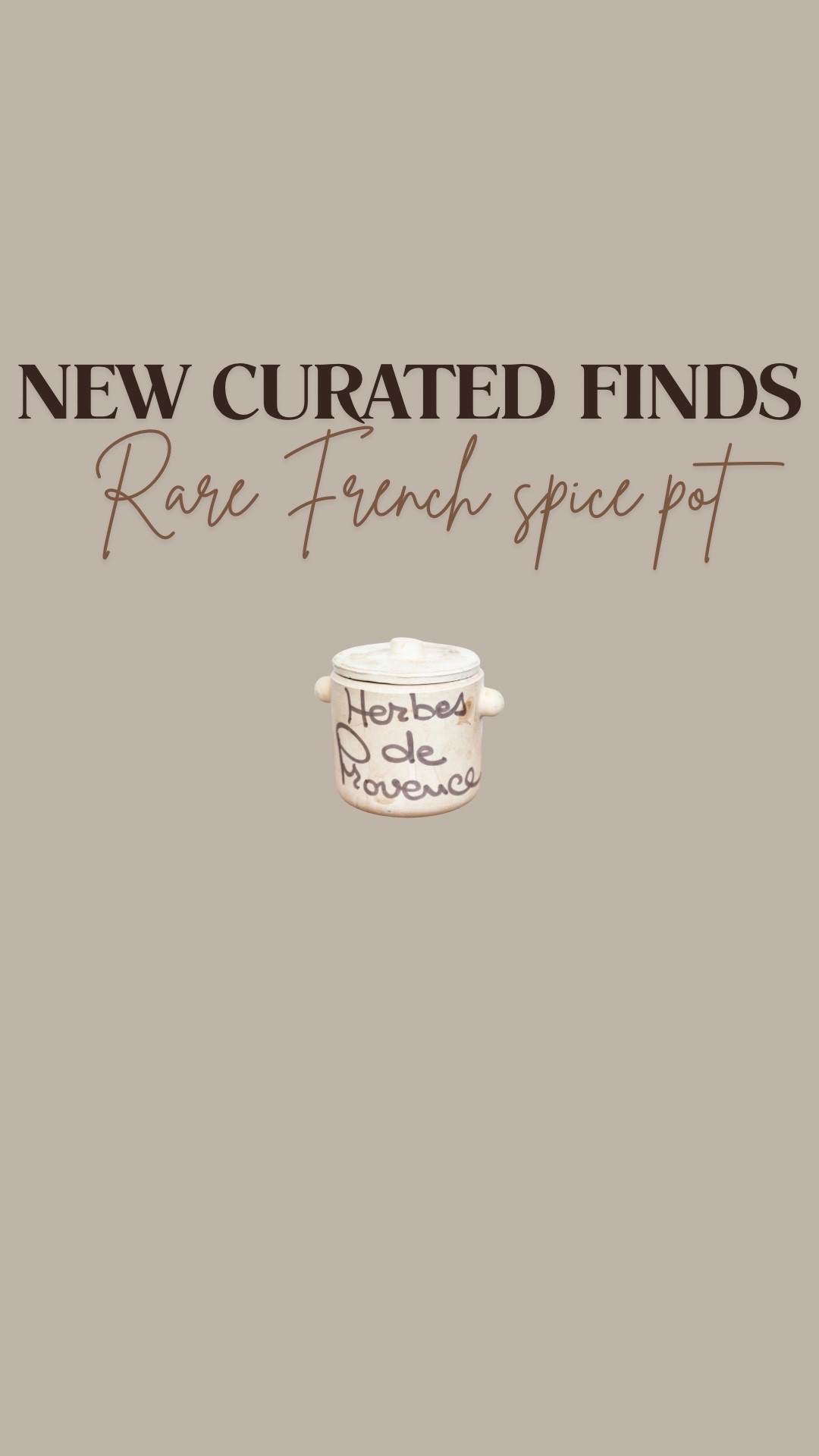 Rare French spice pot!

#LTKHome #LTKSeasonal #LTKOver40