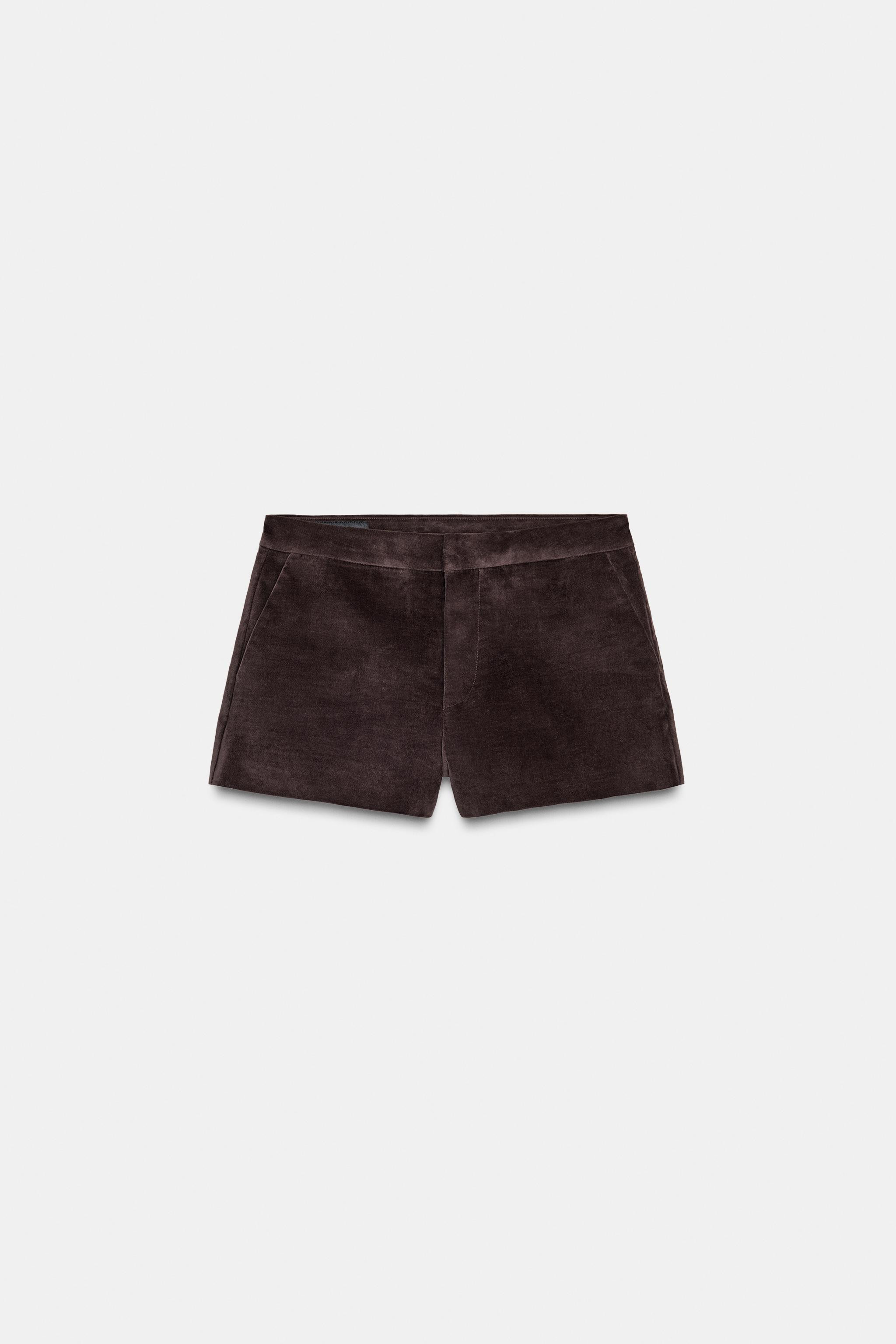 VELVET SHORTS | Zara US