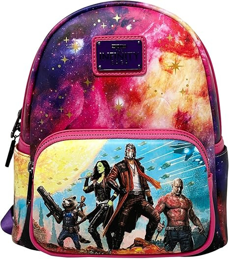 Loungefly Guardians of the Galaxy Marvel Comics Group Shot Womens Double Strap Shoulder Bag Purse | Amazon (US)
