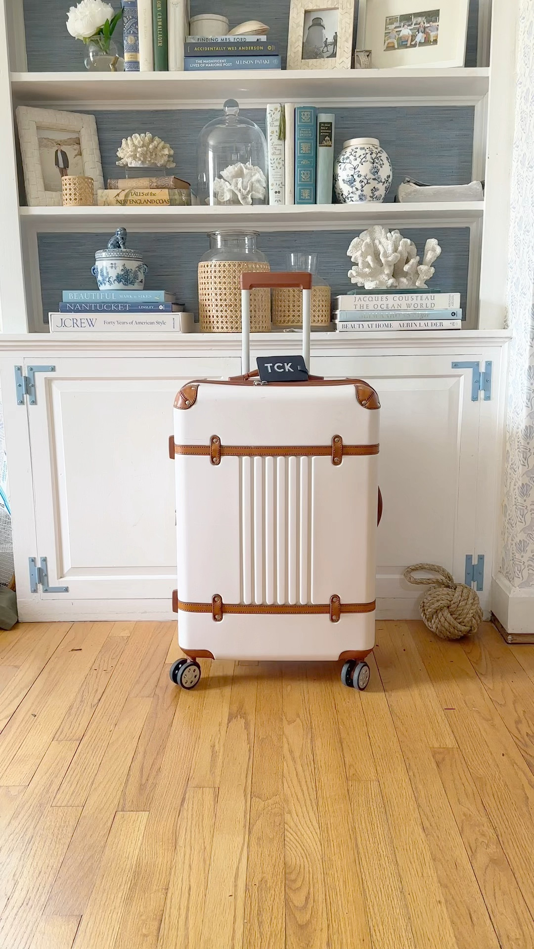 This expandable hard case checked luggage is great for international travel when you are living out of your suitcase for extended stays. Luggage tag linked too. Luggage can be monogrammed.

#LTKTravel #LTKSaleAlert #LTKItBag