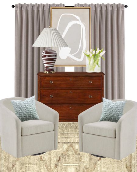 Have a space in your home you’re not quite sure what to do with? Add a seating area! Shop this Amazon inspired post for inspiration ✨

Amazon, Amazon home, Amazon finds, room design, Amazon inspiration, Home inspiration, neutral home, traditional home, classic home decor, home decor, seating area, living room, upholstered chair, swivel chair, dresser, lamp, curtains, Abstract art #amazon #amazonhome

#LTKhome #LTKstyletip #LTKunder100