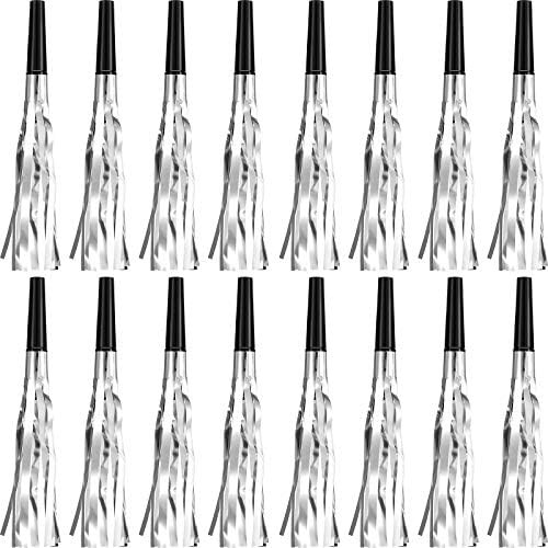 Skylety 24 Pcs New Years Party Blowers Noise Makers Silver Glitter Christmas Blowers for Sporting... | Amazon (US)