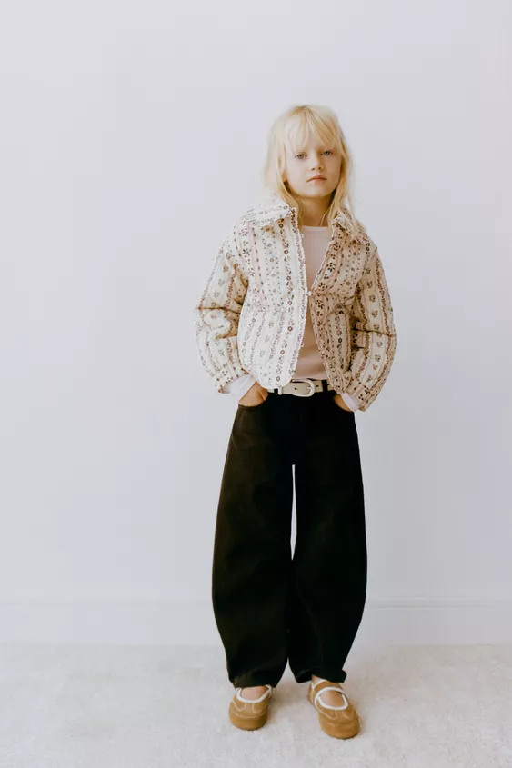 PRINTED PADDED JACKET | Zara US