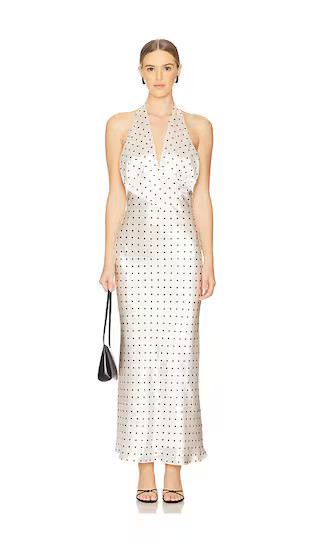 Bardot Citron Midi Dress in Ivory. - size 10 | Revolve Clothing (Global)