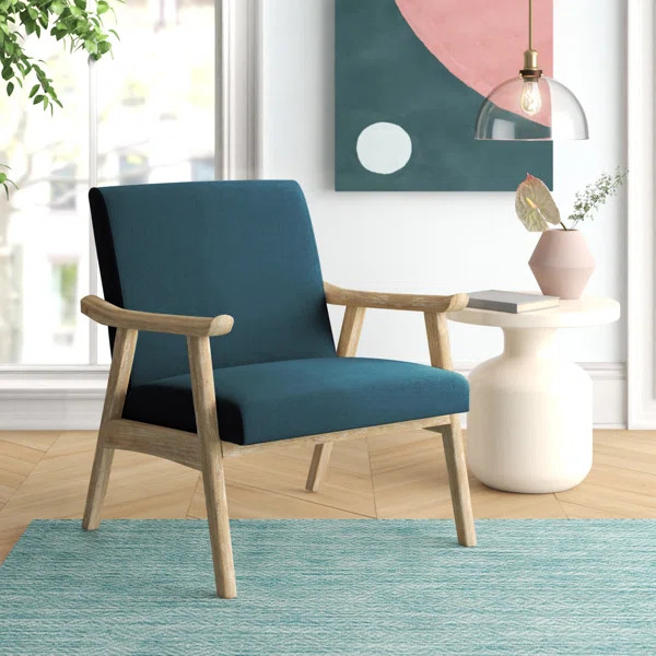 Albury 27.25" Wide Polyester Lounge Chair | Wayfair North America