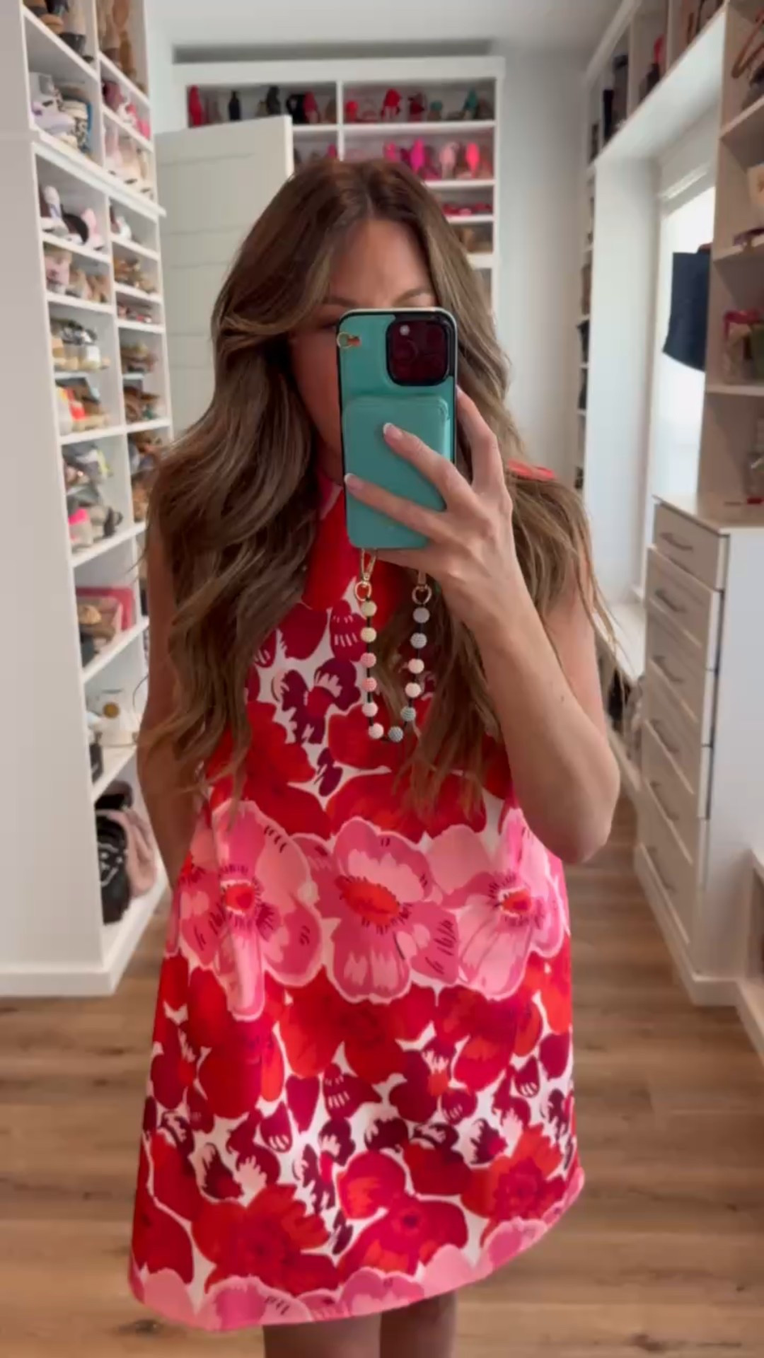 In a medium floral tank dress, heels and accessories- fits tts.

#LTKSeasonal #LTKFindsUnder50 #LTKStyleTip