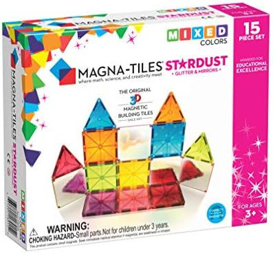 Magna-Tiles Stardust Set, The Original Magnetic Building Tiles for Creative Open-Ended Play, Educ... | Amazon (US)