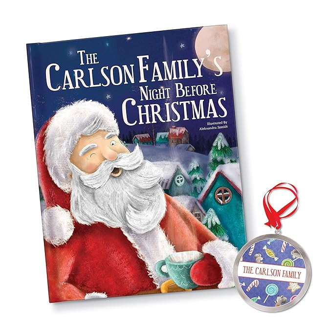 Amazon.com: Night Before Christmas Personalized Book and Ornament, Family Version - I See Me! : B... | Amazon (US)