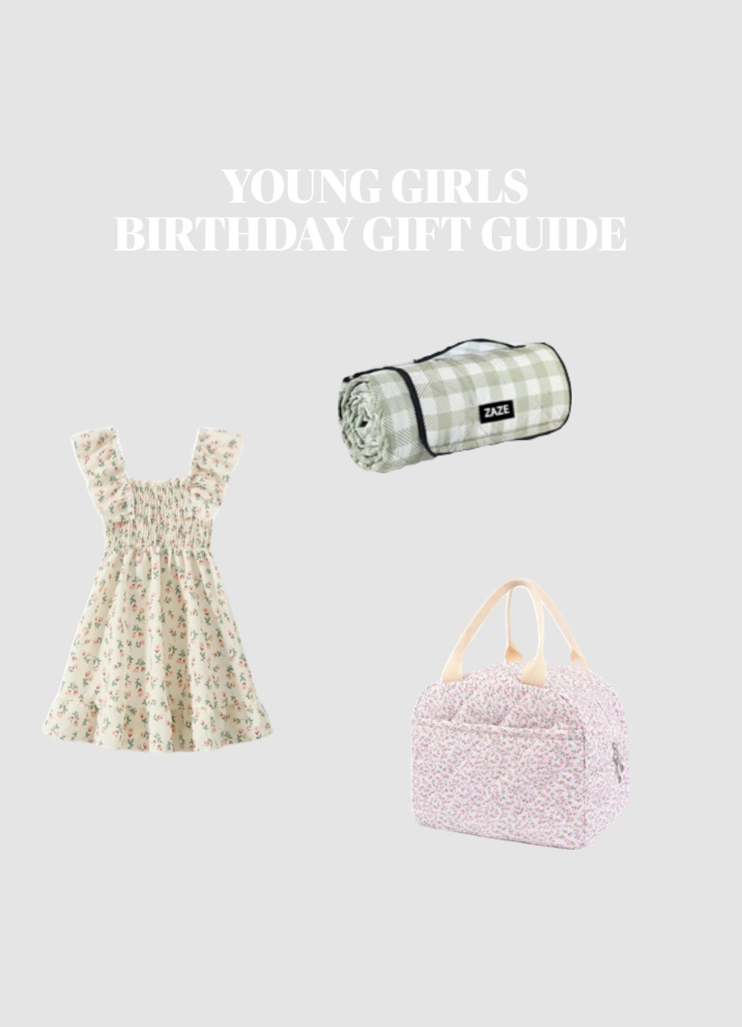 All things picnic !! 🧺🌸

The perfect girly and wholesome gift for any girl between the ages of 4-12 💁🏼‍♀️ 

maybe even throw in a tea set or some cute ice packs!

#LTKKids #LTKFamily #LTKBaby