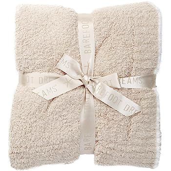 Barefoot Dreams CozyChic Throw - Cream 54" x 72" | Amazon (US)