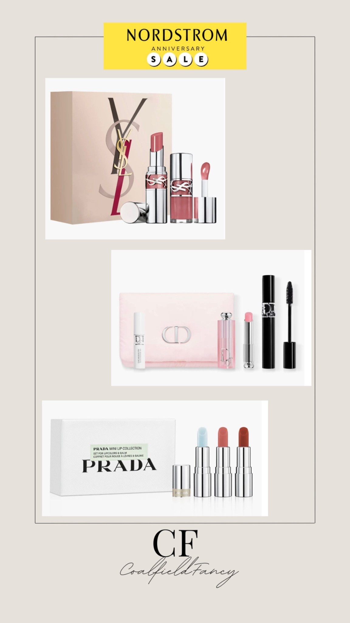  Nordstrom Anniversary Sale
Gift sets I’m buying! 
YSL lip giftset
Prada lip giftset
Dior giftsett

#LTKBeauty #LTKSaleAlert