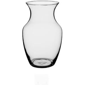 Floral Supply Online 10 5/8" Clear Spring Garden Vase and Flower Guide Booklet - Decorative Glass Fl | Amazon (US)