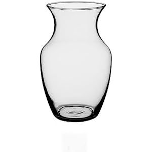 Floral Supply Online 10 5/8" Clear Spring Garden Vase and Flower Guide Booklet - Decorative Glass Fl | Amazon (US)