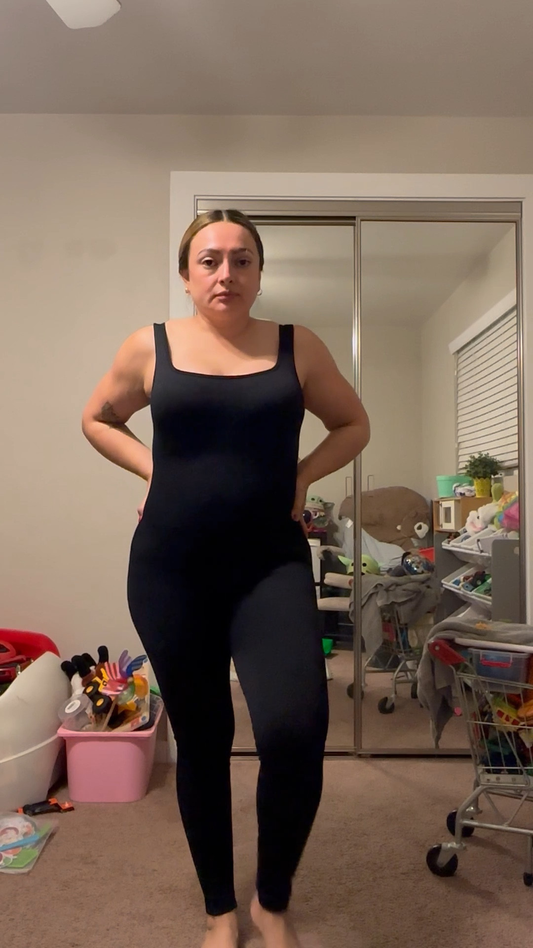 Amazon body suit. Buttery soft. Soo comfy and cute. Perfect for lounging or running errands. Accessorize it your way  #Amazonbodysuit #midsizefashion #loungewear

#LTKstyletip