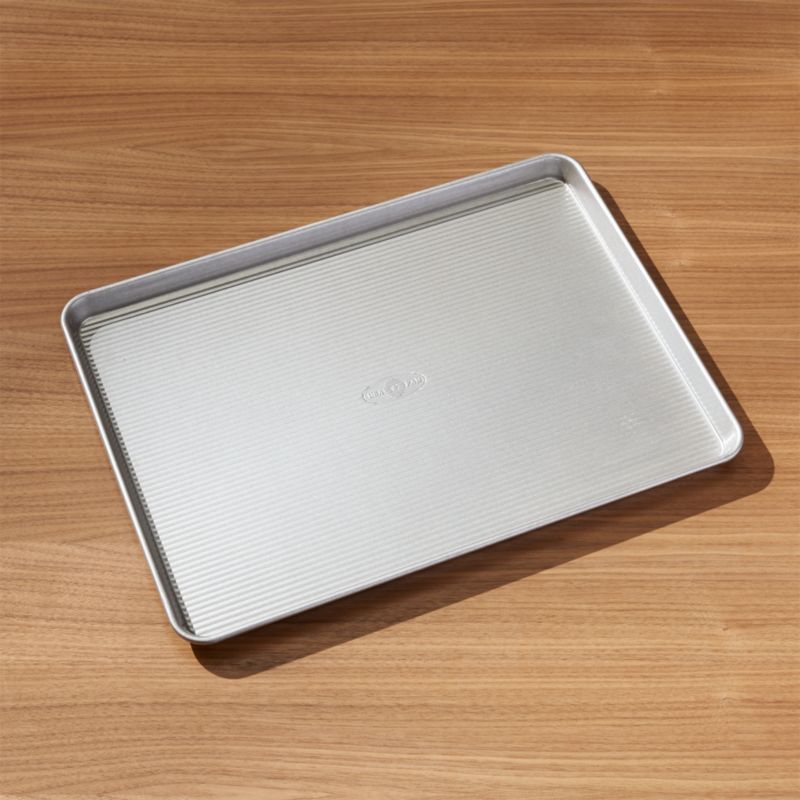USA Pan Pro Line Non-Stick Extra Large Cookie Sheet + Reviews | Crate and Barrel | Crate & Barrel