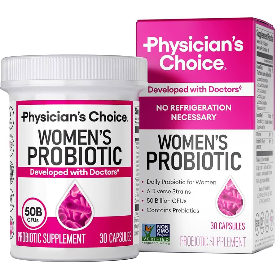 Physician's CHOICE Probiotics for Women - PH Balance, Digestive, UT, & Feminine Health - 50 Billi... | Amazon (US)
