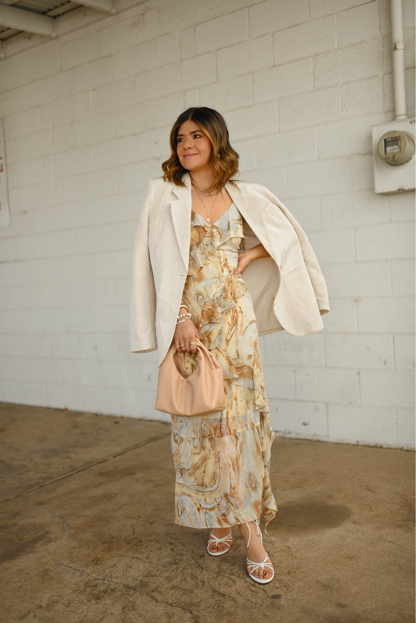 The prettiest maxi dress!! How amazing is this print!! Pair it with a linen blazer to keep that easy breezy spring vibe! 
Dress xs
Blazer xs
Spring outfit, linen blazer, linen jacket, printed dress, ruffle dress, Nordstrom, Amazon fashion, Amazon sandals

#LTKstyletip #LTKfindsunder100 #LTKshoecrush