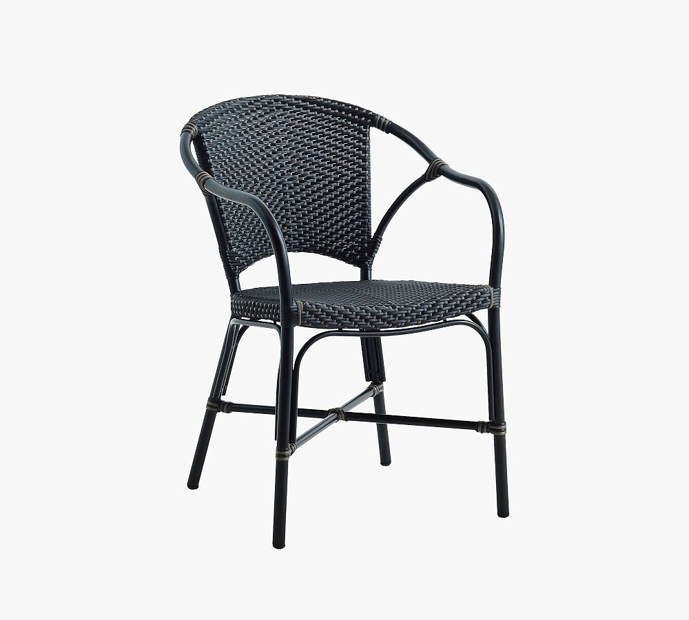 Valerie Rattan Outdoor Dining Armchair | Pottery Barn (US)