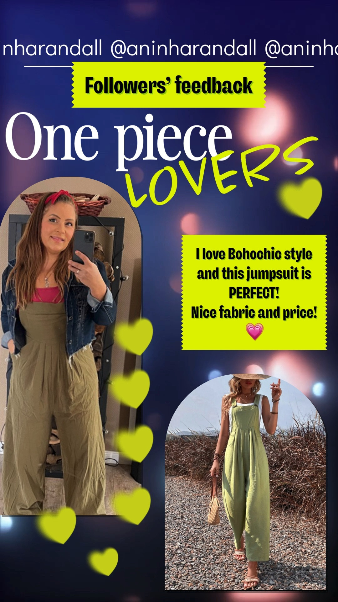 Followers’ feedback💕 | Jumpsuit | One piece | Overall 

#LTKstyletip #LTKunder50 #LTKsalealert