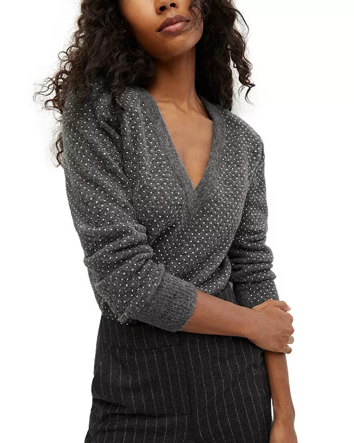 Pablah V Neck Dotted Sweater | Bloomingdale's (US)