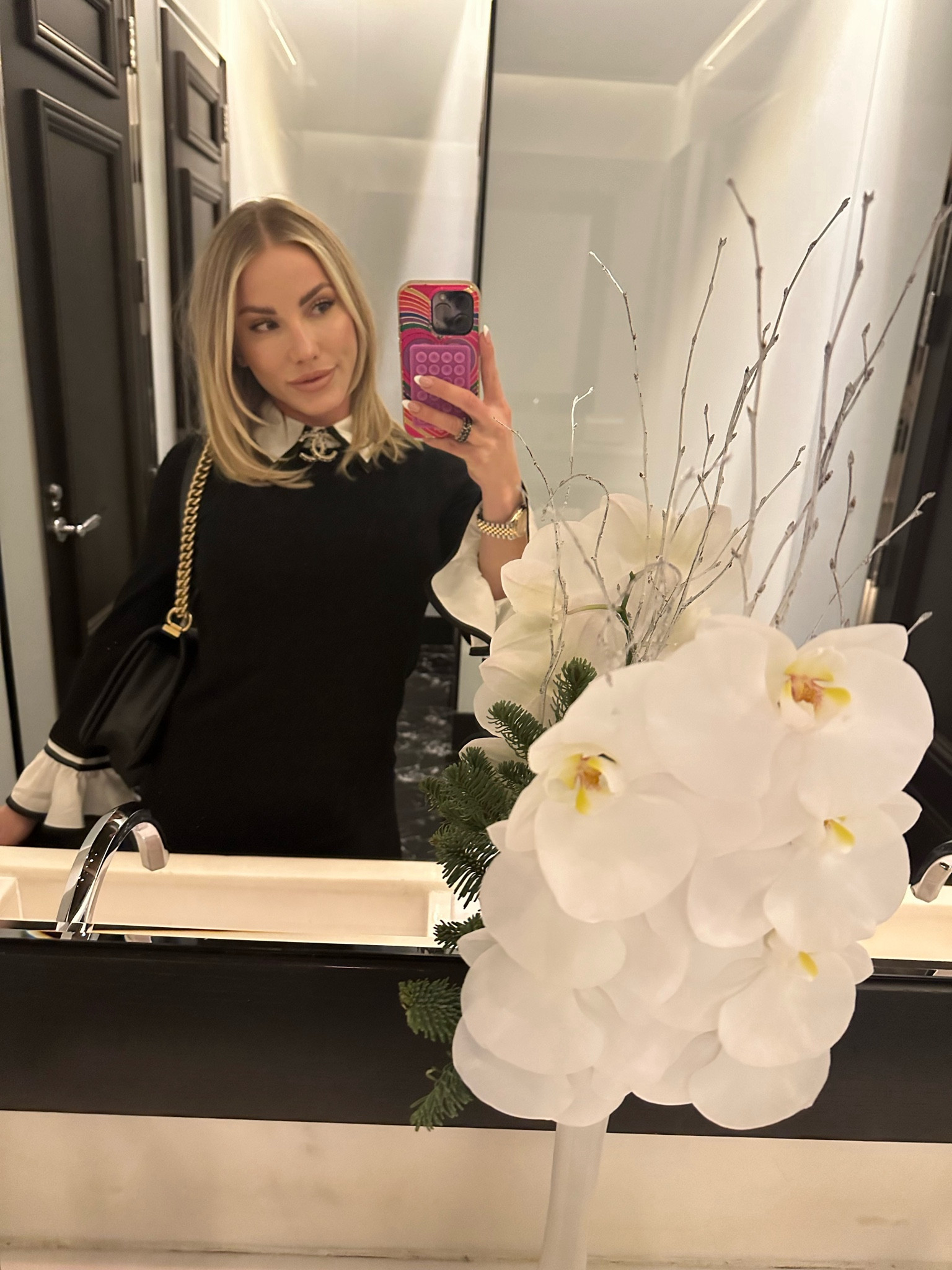 Classy ❣️ collar and sleeves come off and make for a great sweater as well :) #aliceandolivia #chicoutfits #shorthair #holidayoutfitideas 

#LTKHoliday #LTKworkwear #LTKSeasonal