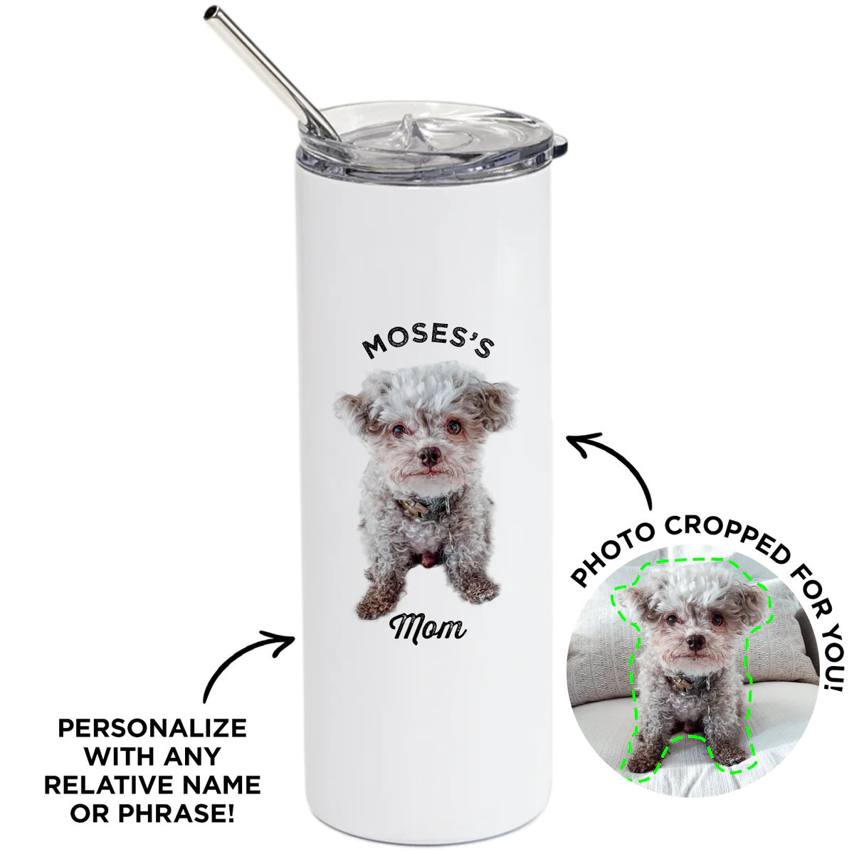 Personalized Pet Skinny Tumbler | Type League Press