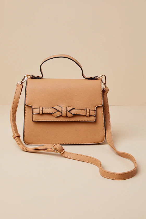 Unbelievably Cute Light Brown Crossbody Bag | Lulus
