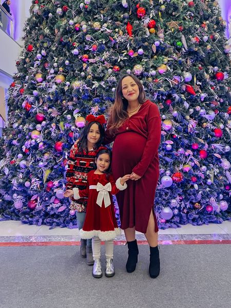 Christmas time is here! Love these Christmas outfits for me and my girls. Red sweater and skirt set with black boots, Santa dress or Mrs. Claus red dress. 

#ltkkids #ltkmidsize #ltkbump #ltkstyletip #ltkfindsunder100 #ltkfindsunder50 #maternity #mommyandme #ltkparties #christmas #christmasoutfit #christmasdress #thanksgivingoutfit #reddress #trend #trending

#LTKfamily #LTKHoliday #LTKSeasonal