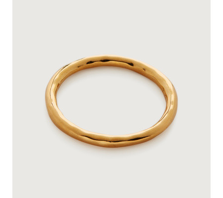 Siren Hammered Ring | Monica Vinader (Global)
