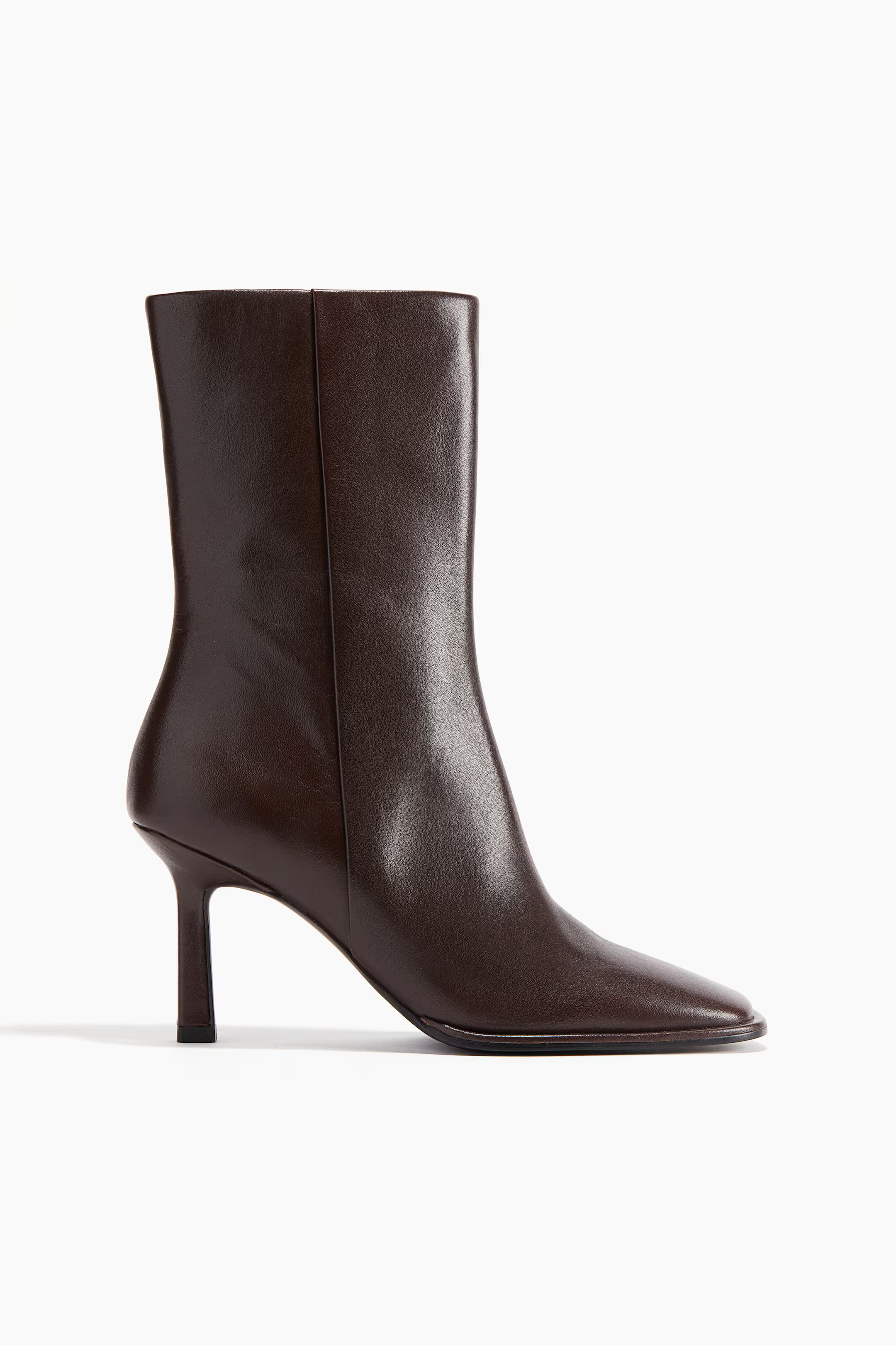 Heeled leather ankle boots | H&M (UK, MY, IN, SG, PH, TW, HK)