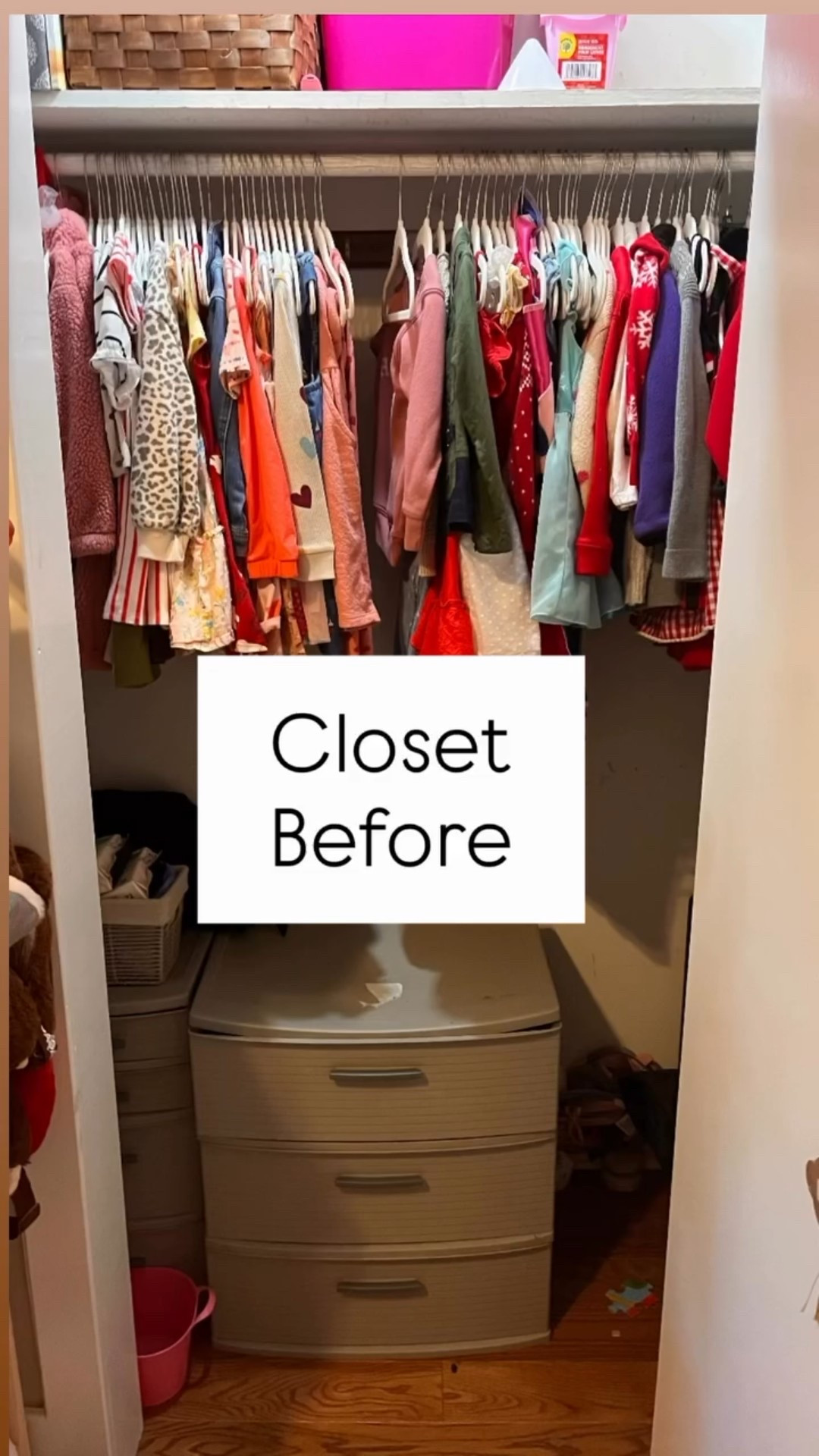 Small Closets call for BIG changes. We turned this small closet from wasted space to a happy, organized & easy to maintain closet.  I’ve been seeing the @target bookcase hack & knew this was the perfect project to utilize this genius “hack”. 
With one 6 cube bookcase cubby, 1 3 cube cubby & 2 standard bookshelf’s this closet was given all the upgrades without the big sticker price & lengthy installation. 

How do you think the space turned out? 
We love it! Fun dresses hanging, play clothes in cubby’s & easy to access dress up costumes too! 

#targetbookcasehack #target #savannahorganizer #houseofvon #houseofmargevon #closetgoals #kidscloset