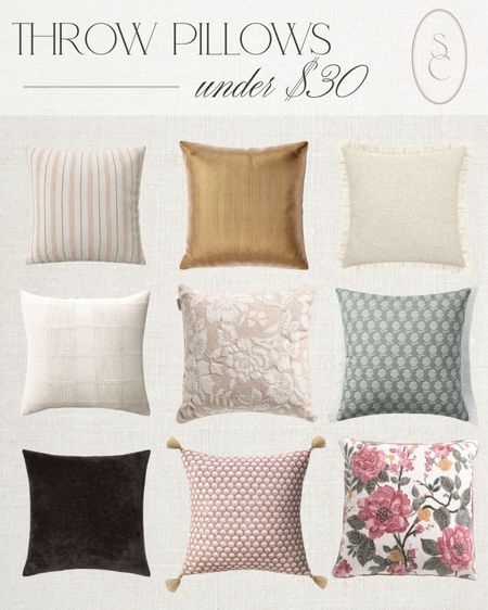 Throw pillows under $30 roundup of some of my favorites!! So many different colors and styles that I’m loving!!

throw pillows, throw pillows under $30, affordable home decor, walmart home decor, home decor, living room decor, living room inspiration, spring home decor, trending home decor, trendy, walmart, walmart home decor, walmart throw pillows, tj maxx, tj maxx home decor, target, target home decor, best sellers, new arrivals 

#LTKfindsunder50 #LTKSeasonal #LTKhome