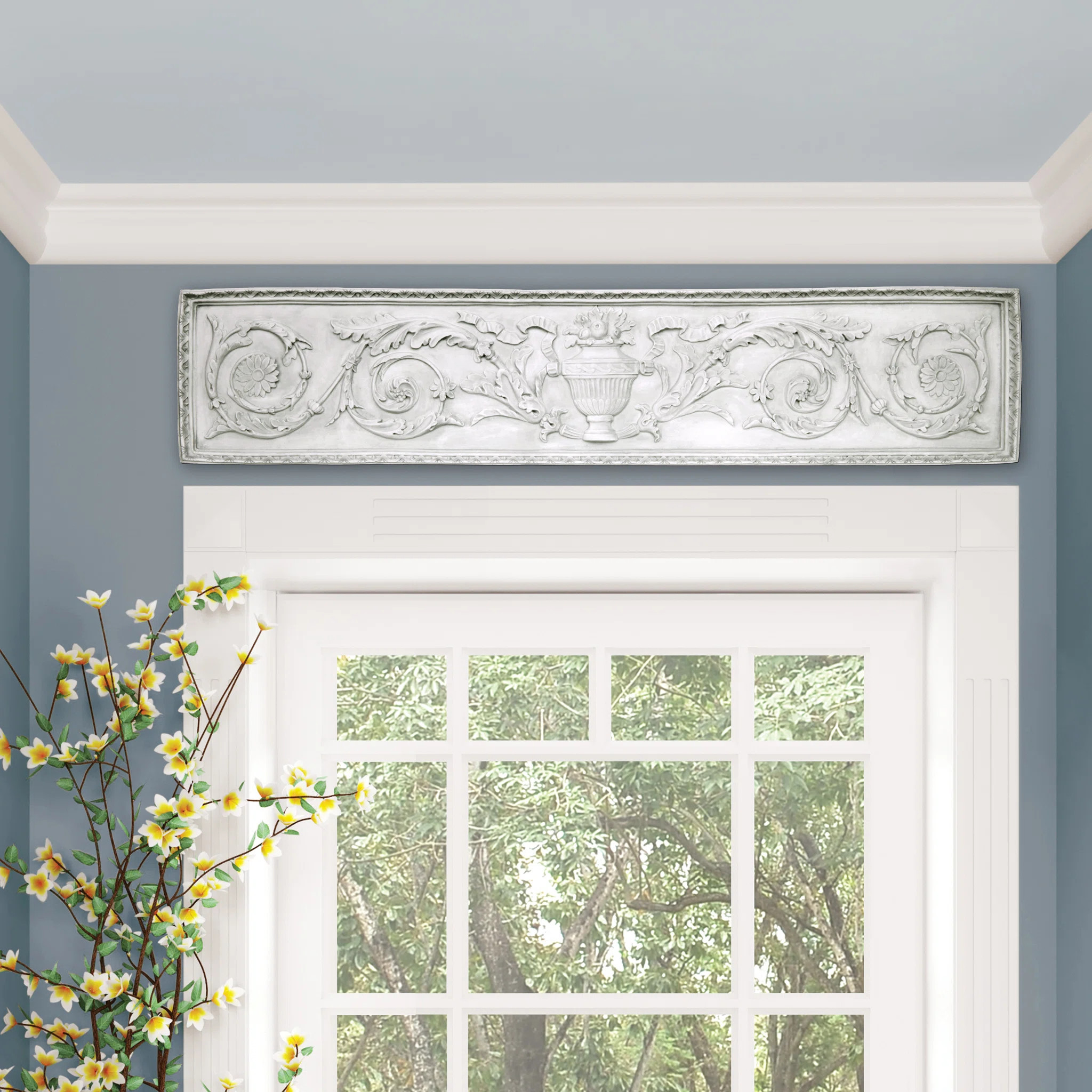 Horizontal San Galgano Pediment Wall Pediment | Wayfair North America