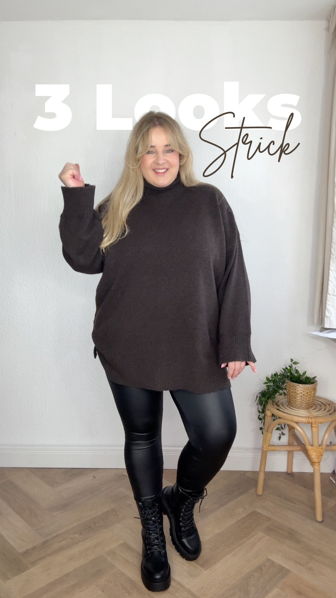 3 Looks - Strick 🖤

#plussizefashion #strick #winterfashion #boots #

#LTKplussize #LTKFashionMonth #LTKwinter